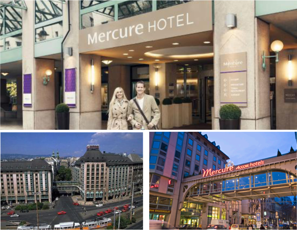 Photos of the Mercure hotel in Budapest